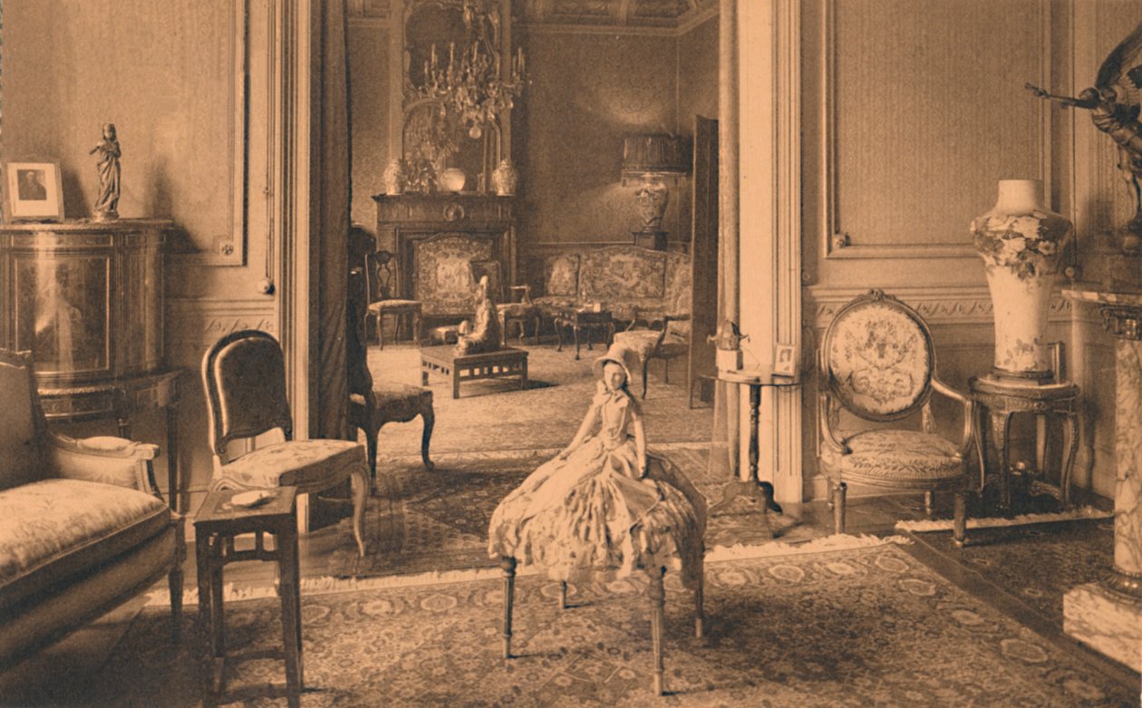Sala Ludwika XVI w Ambasadzie Kubańskiej w Brukseli, Belgia, 1927. autorstwa Unbekannt