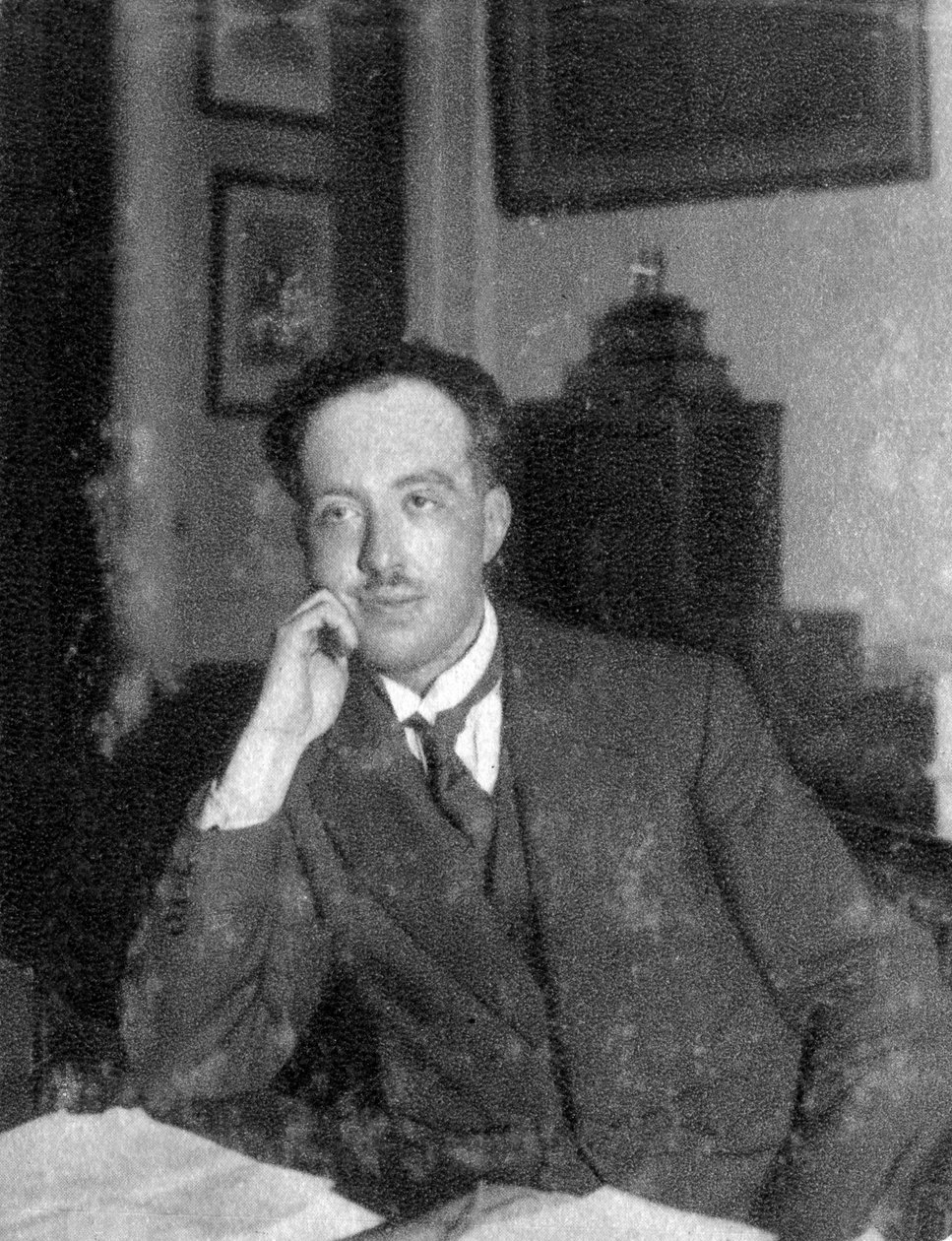 Louis de Broglie, francuski fizyk, 1933 autorstwa Unbekannt