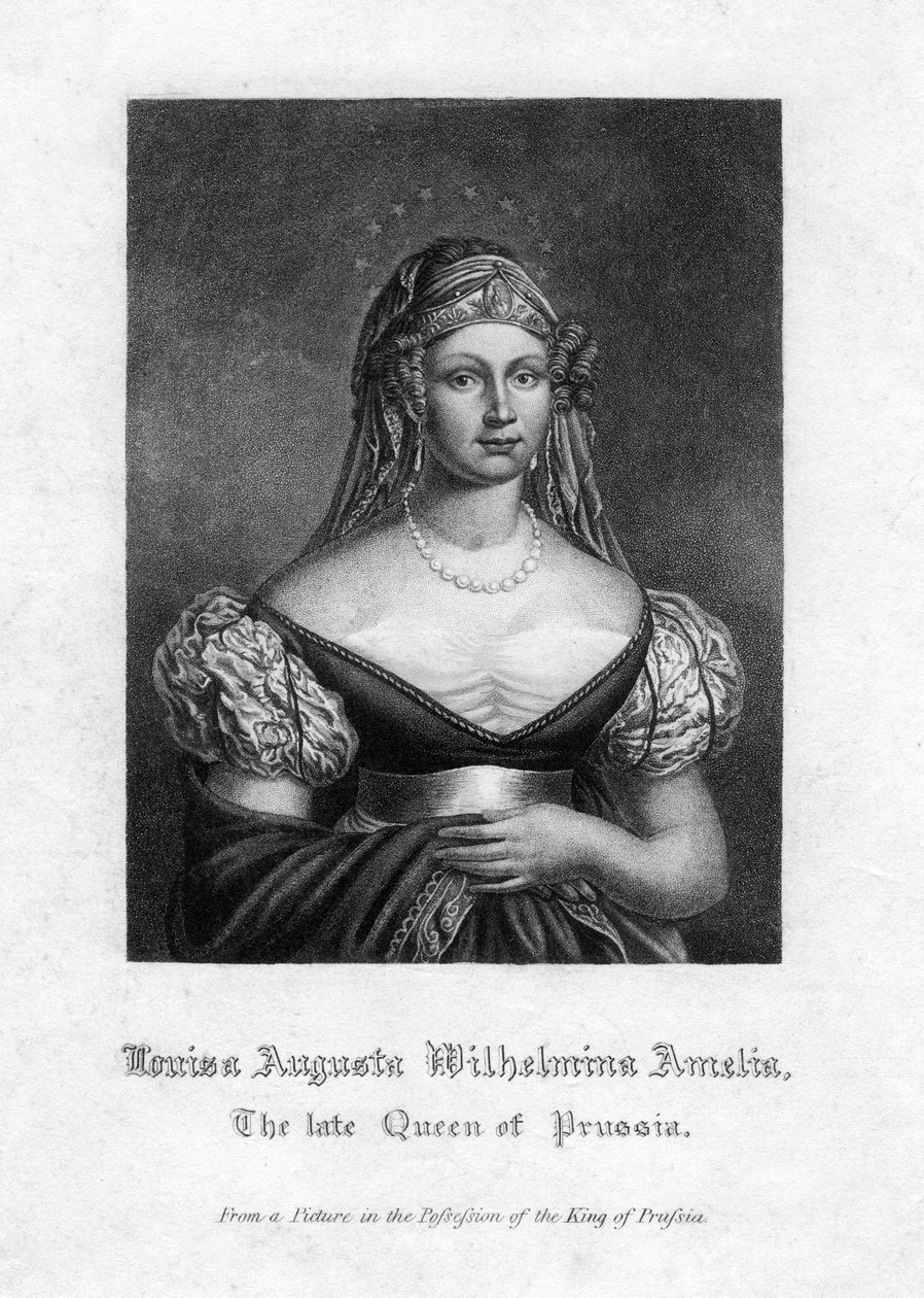 Louise Augusta Wilhelmine Amalie, królowa Prus autorstwa Unbekannt