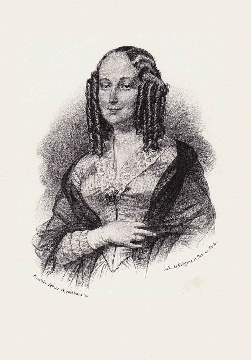 Louise Colet. autorstwa Unbekannt