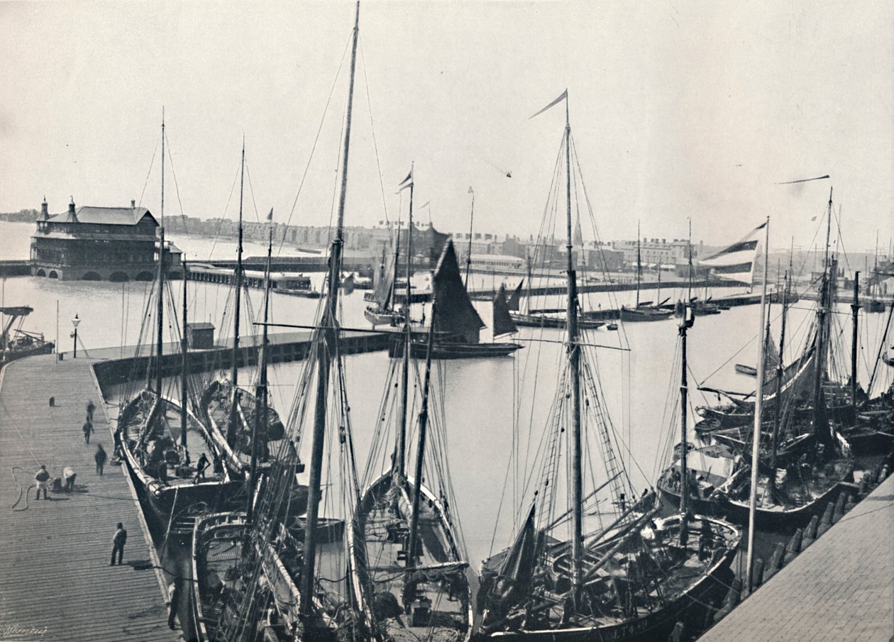 Lowestoft - Port i parada, 1895 autorstwa Unbekannt