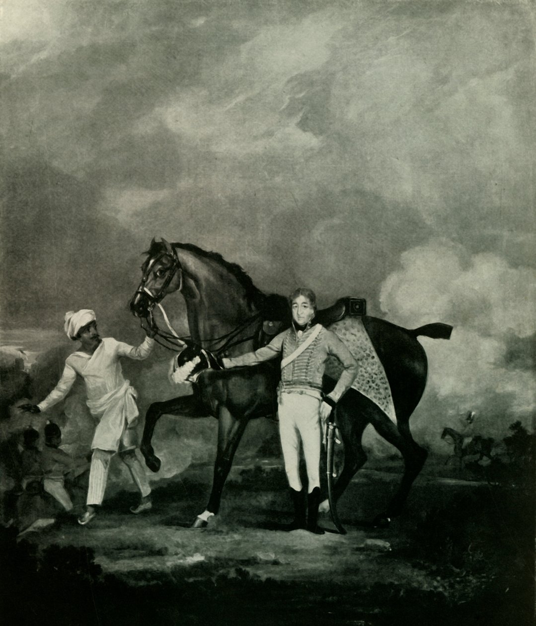 Ppłk. F. A. Daniell w mundurze ochroniarza, 1802-1806, 1925. autorstwa Unbekannt