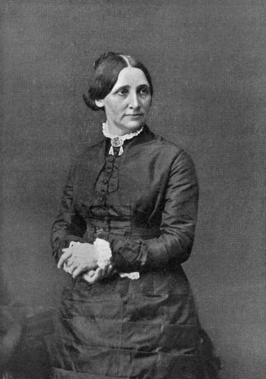 Lucy Webb Hayes, żona amerykańskiego prezydenta Rutherforda B Hayesa, XIX wiek, 1908 autorstwa Unbekannt