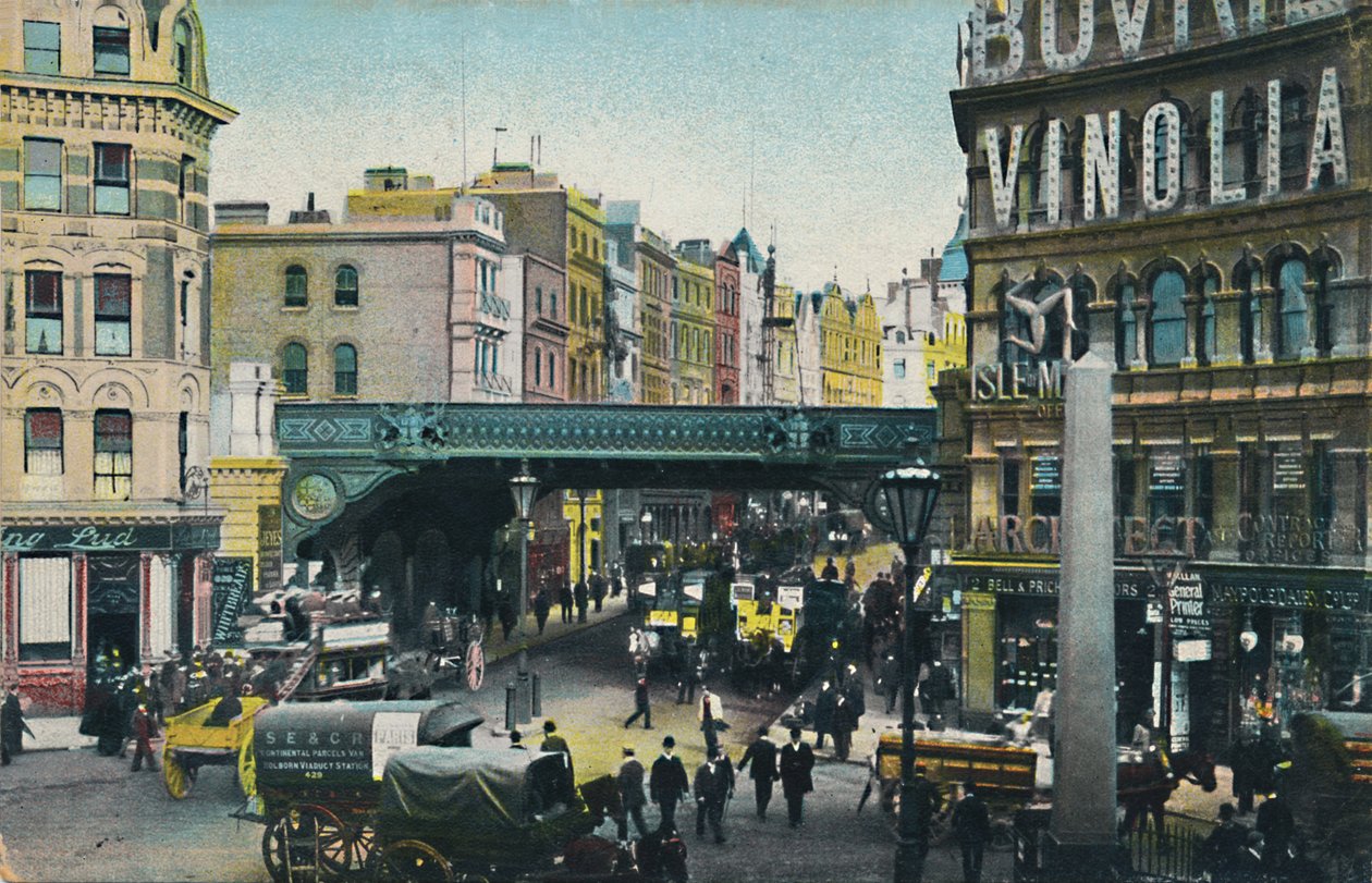 Wzgórze Ludgate, Londyn, 1904. autorstwa Unbekannt