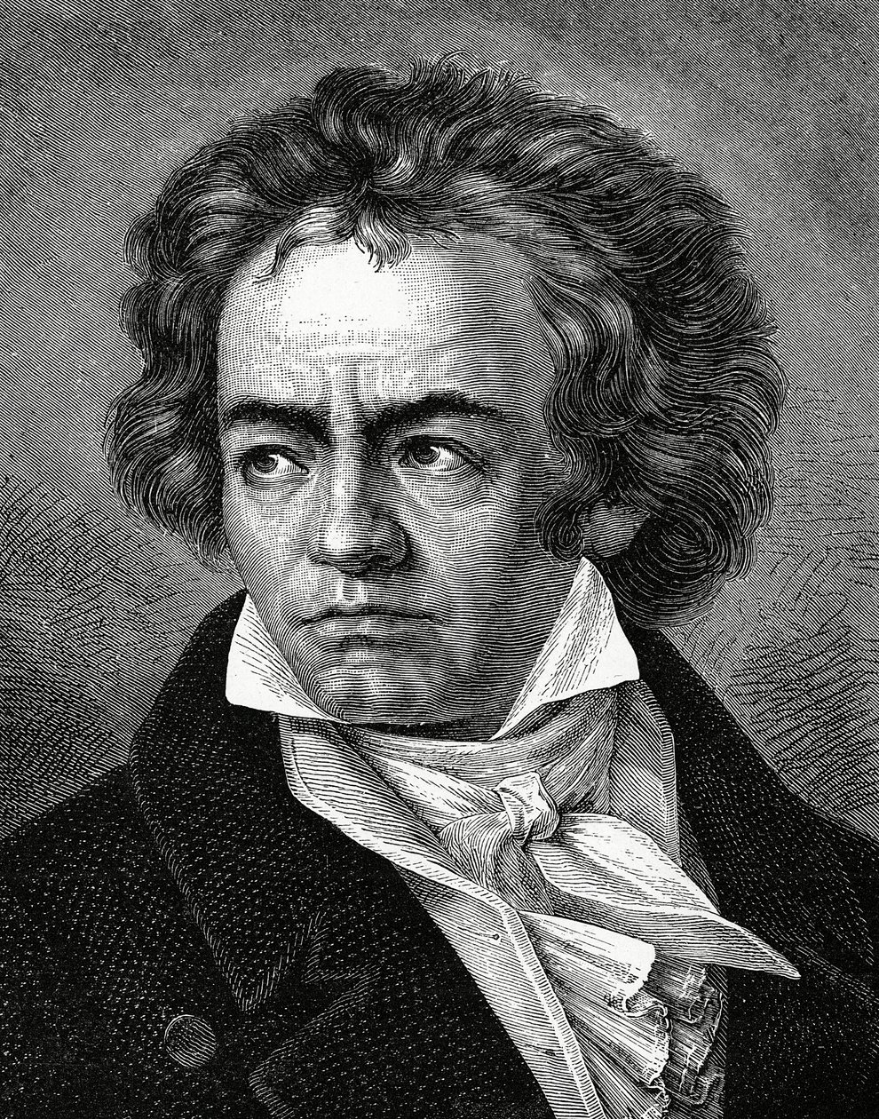 Ludwig van Beethoven 1770-1827, niemiecki kompozytor autorstwa Unbekannt