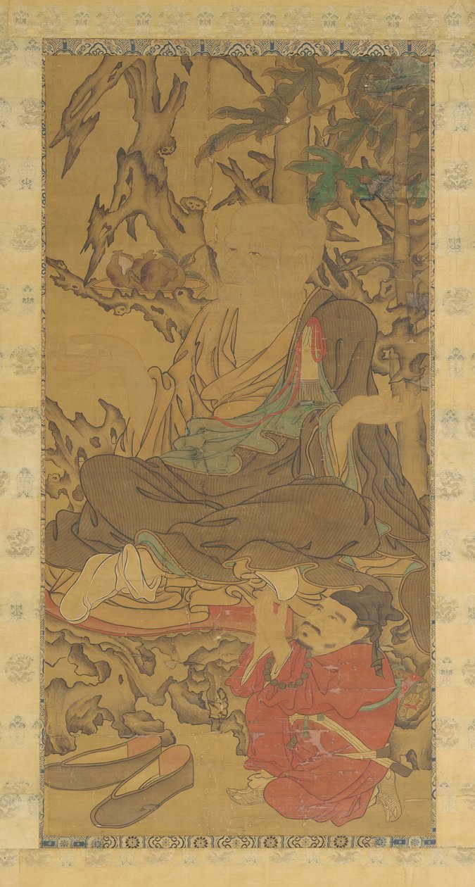 Luohan and Attendant, 1368-1644. autorstwa Unbekannt