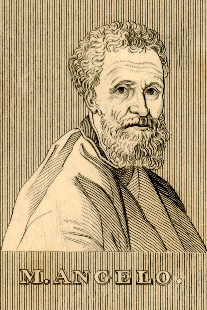 M. Angelo, 1475-1564, 1830. autorstwa Unbekannt