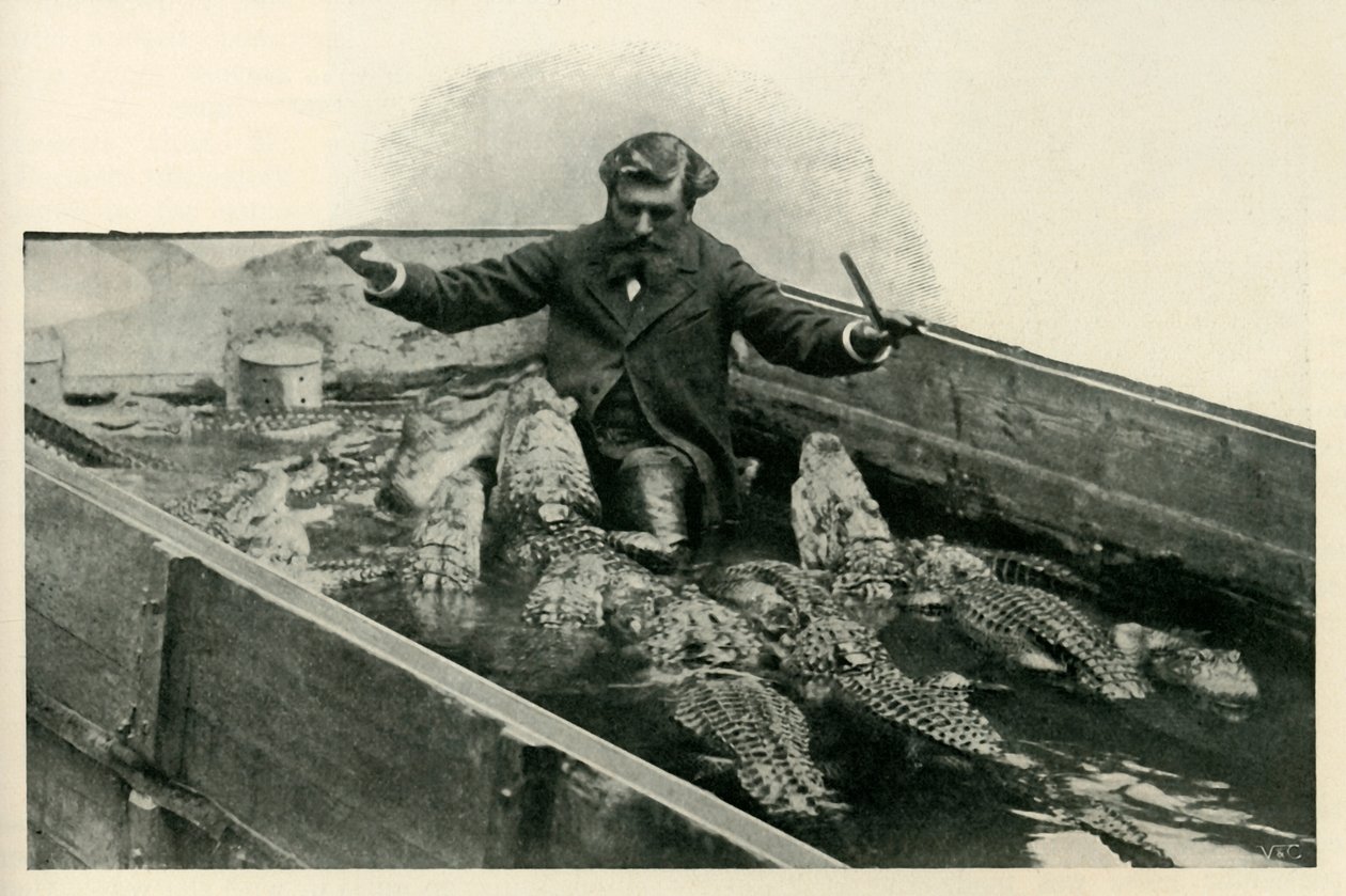 M. Pernelet i jego zwierzęta, 1902. autorstwa Unbekannt