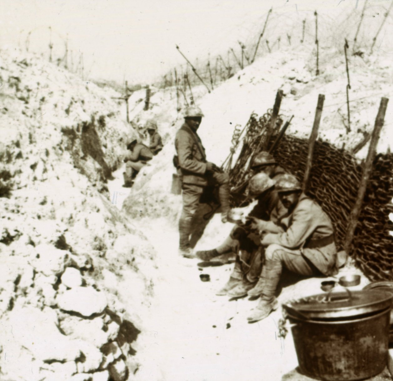 Okopy MacDonalda, 1914-c1918 autorstwa Unbekannt