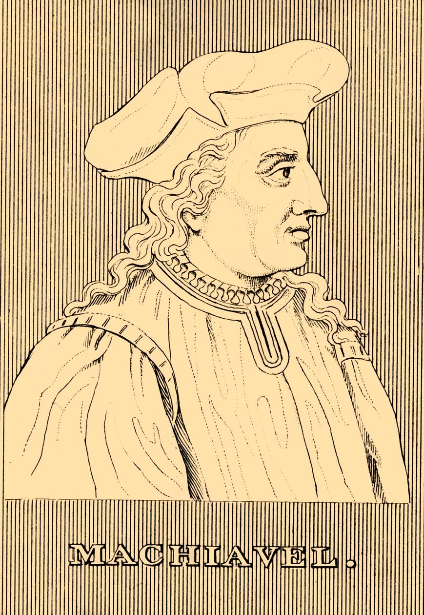 Machiavellego, 1469-1527, 1830. autorstwa Unbekannt