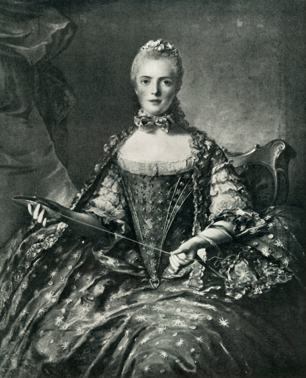 Fryzura Madame Adelaide, 1756, 1903. autorstwa Unbekannt