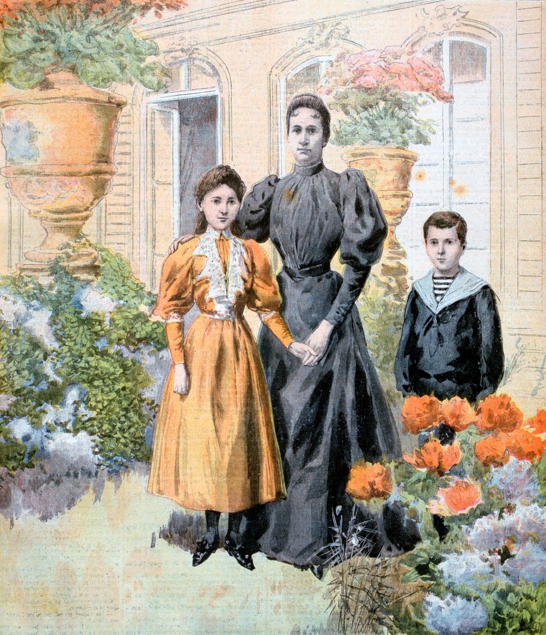 Madame Casimir-Perier i jej dzieci, 1894 autorstwa Unbekannt