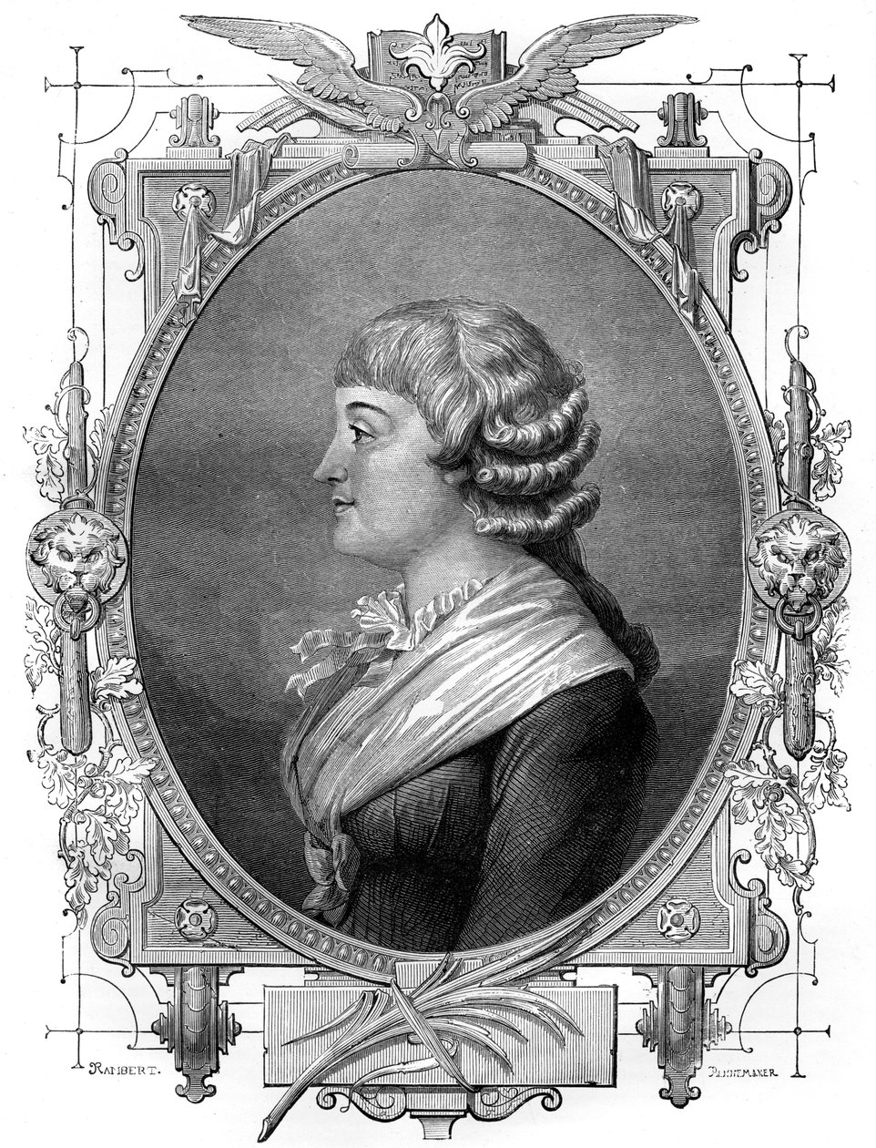 Madame Roland, francuska rewolucjonistka, XVIII wiek 1882-1884 autorstwa Unbekannt