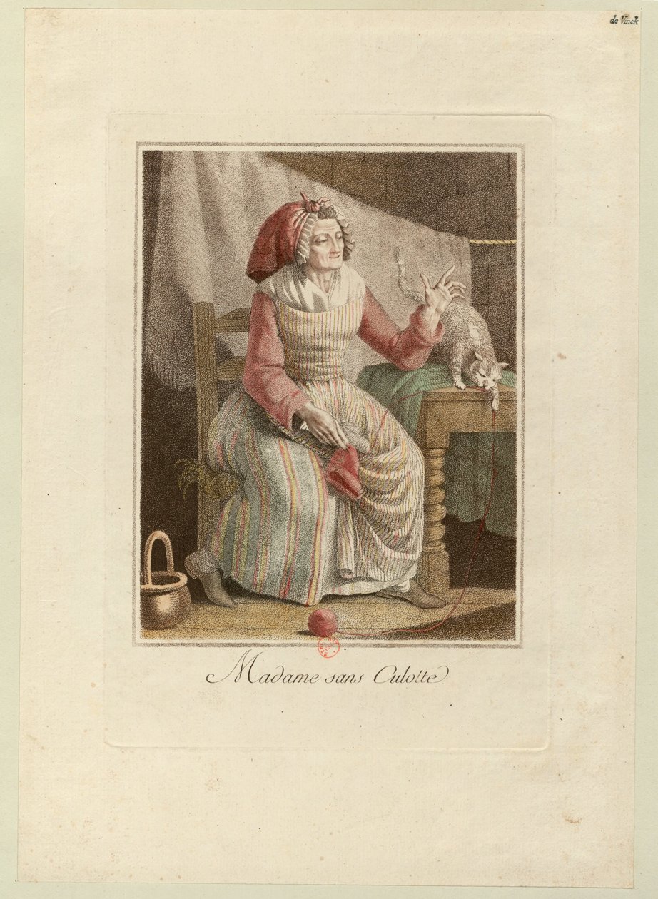 Madame Sans-Culotte, ok. 1794. autorstwa Unbekannt