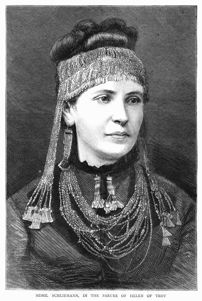 Madame Sophie Schliemann, 1877 autorstwa Unbekannt