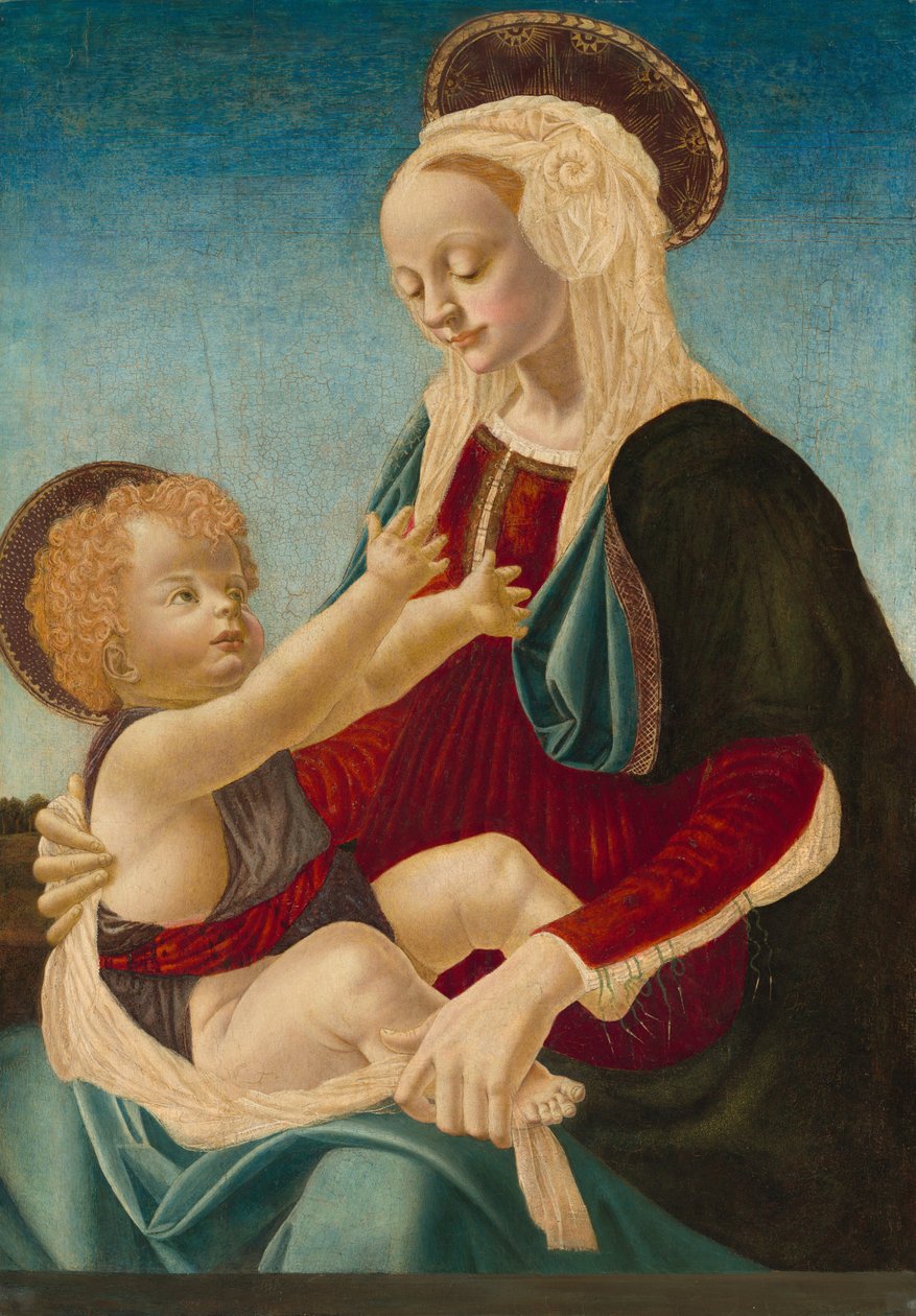 Madonna z Dzieciątkiem, c. 14701480. autorstwa Unbekannt