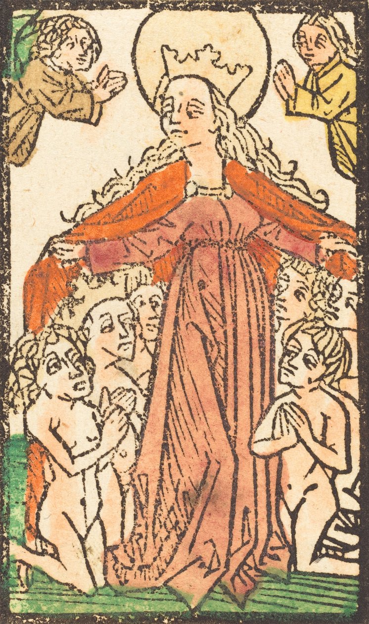 Madonna jako Opiekunka, ok. 1930 14701480. autorstwa Unbekannt