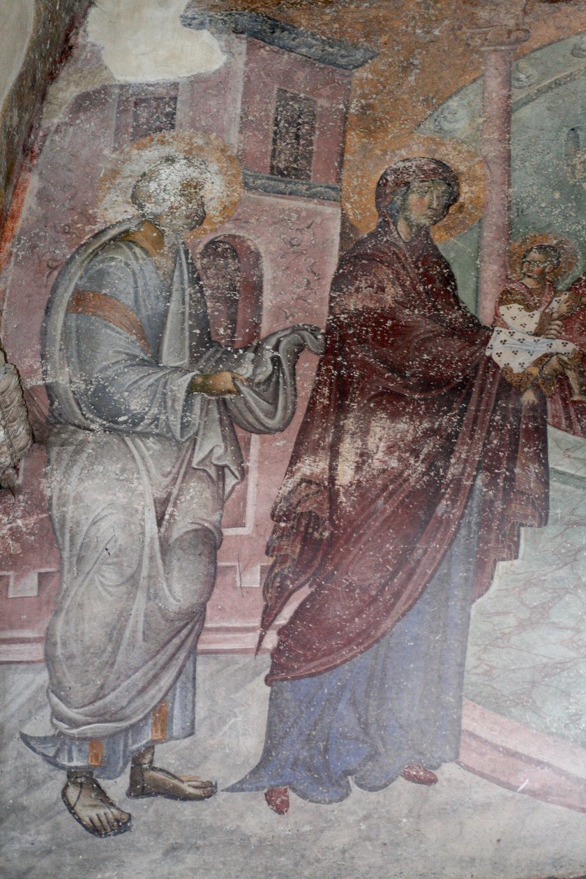 Madonna z Józefem, ca. 1260-1270 autorstwa Unbekannt