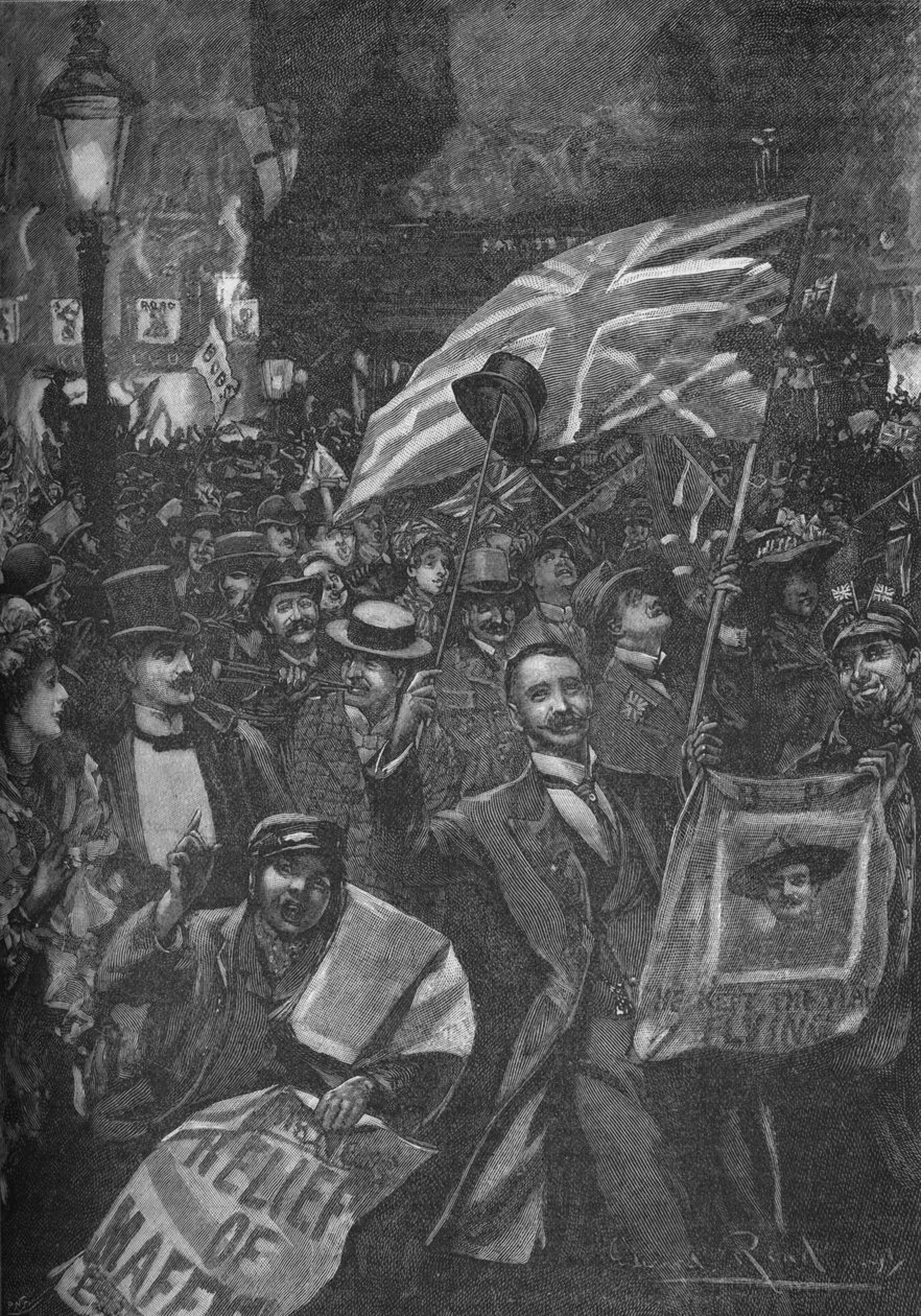 Mafeking noc w Londynie, 1900 1906. autorstwa Unbekannt