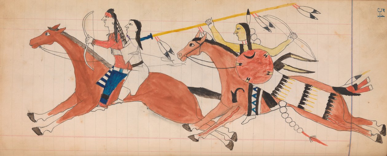 Maffet Ledger: Rysunek, ca. 1874-81. autorstwa Unbekannt