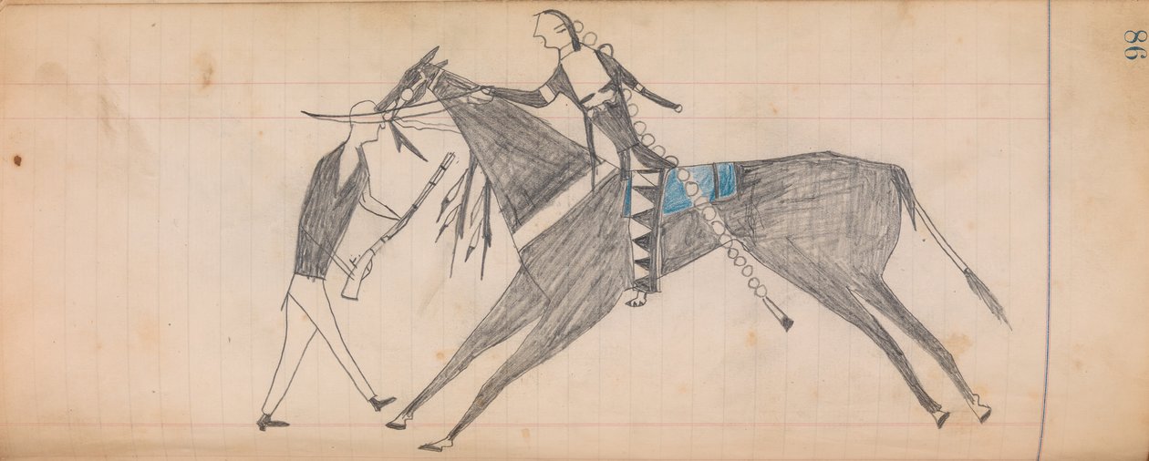 Maffet Ledger: Rysunek, ca. 1874-81. autorstwa Unbekannt