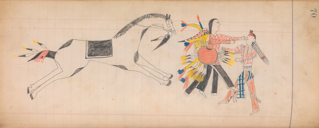 Maffet Ledger: Rysunek, ca. 1874-81. autorstwa Unbekannt