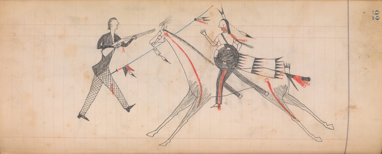 Maffet Ledger: Rysunek, ca. 1874-81. autorstwa Unbekannt