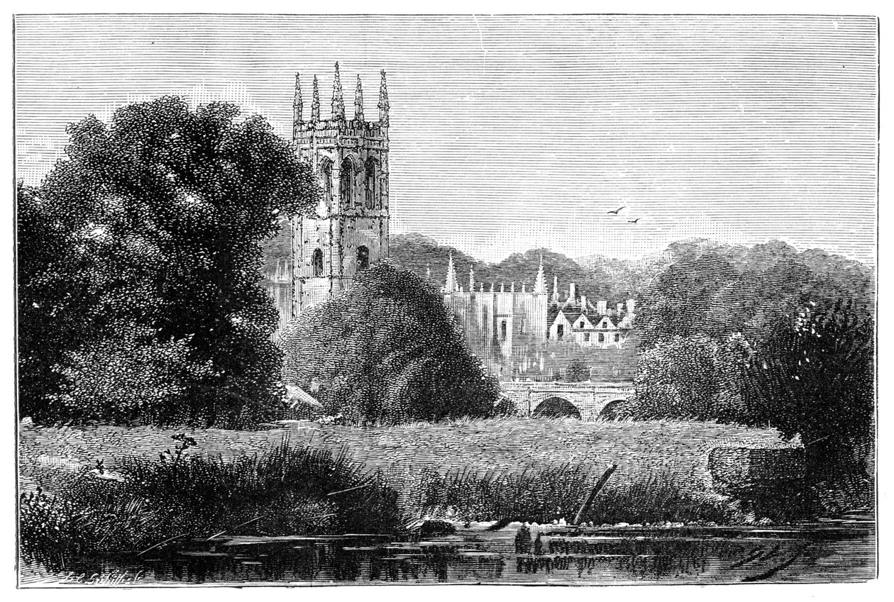 Magdalen College, Oksford, 1900 autorstwa Unbekannt