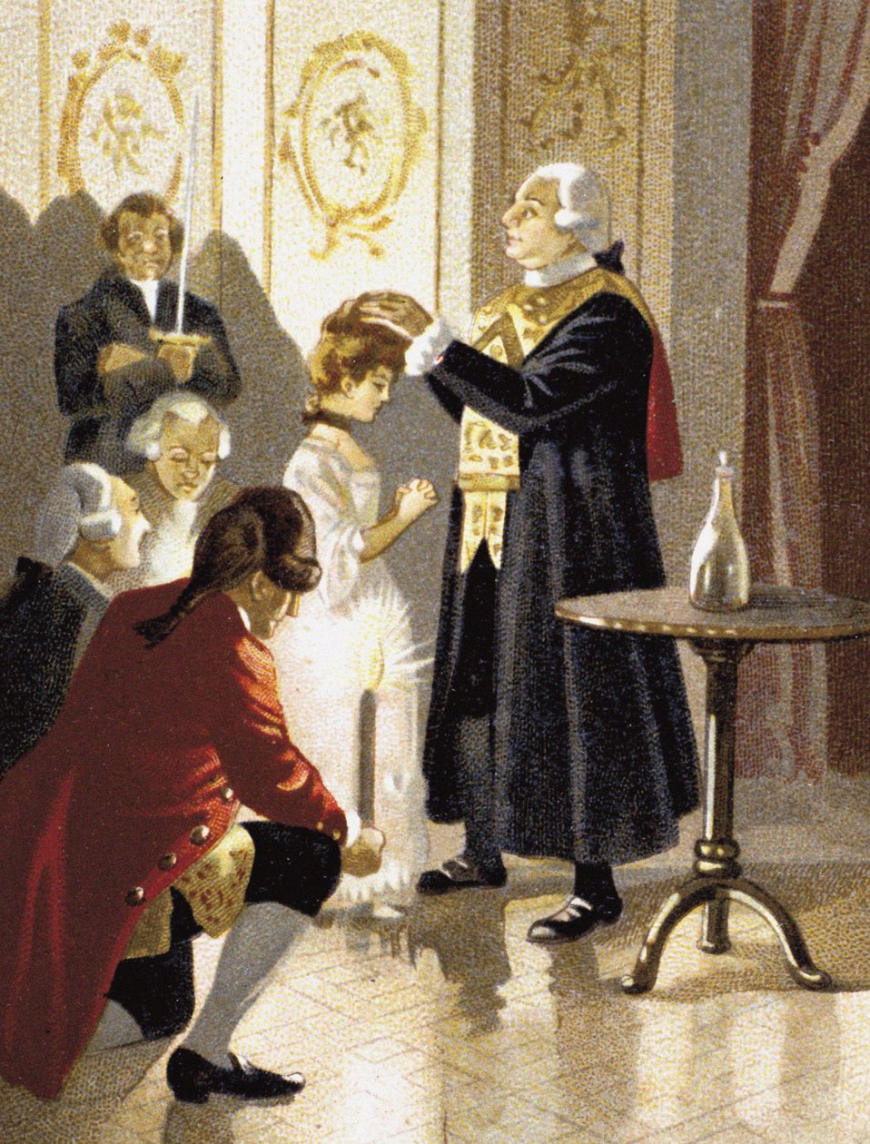 Sesja magiczna hrabiego Alessandro z Cagliostro, druga połowa XIX wieku autorstwa Unbekannt