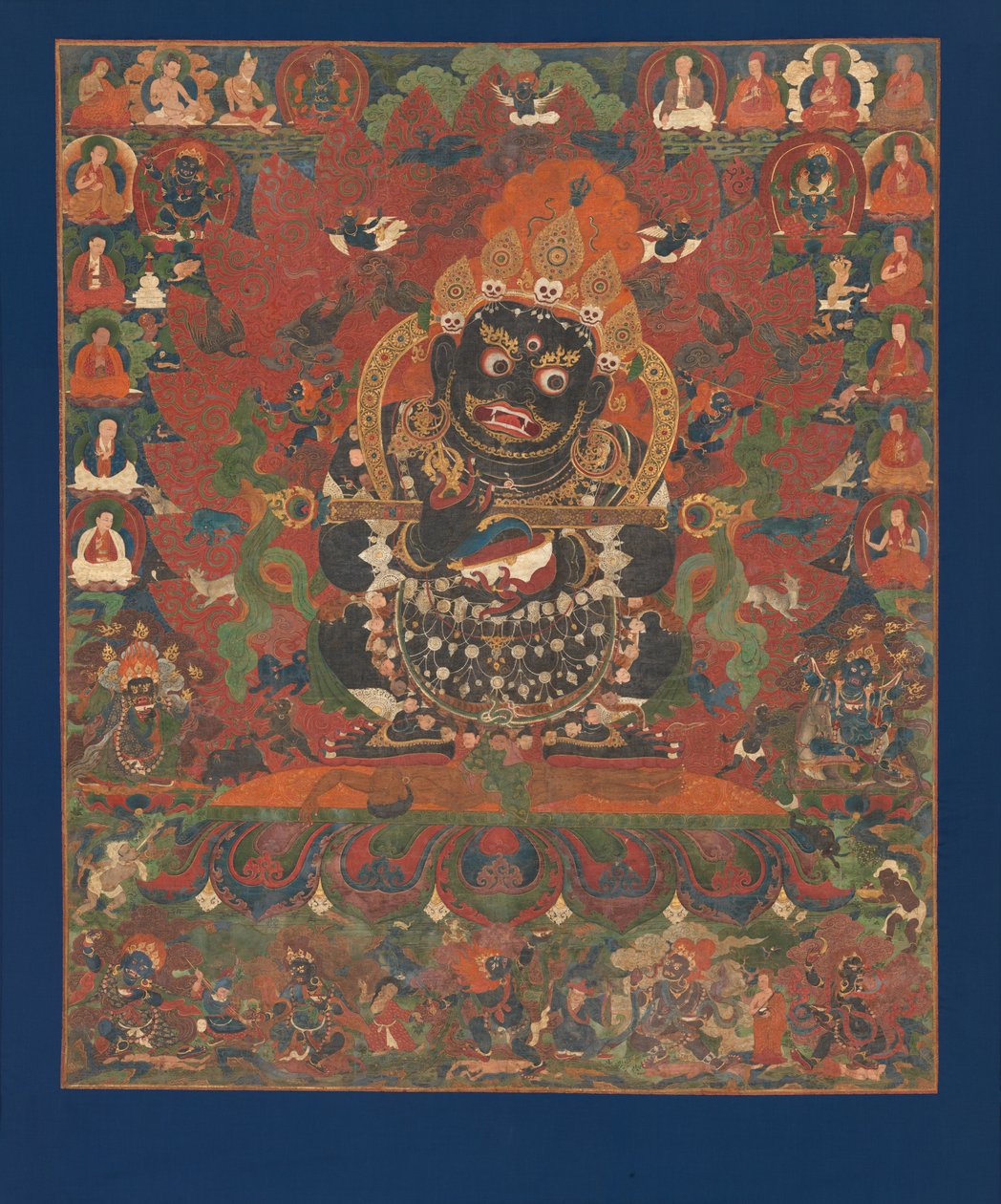 Mahakala, obrońca namiotu, ca. 1500. autorstwa Unbekannt