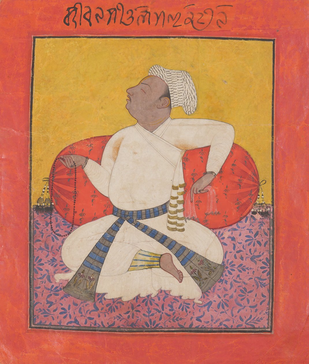 Maharaja Sital Dev w Devoshan, K. 1690. autorstwa Unbekannt