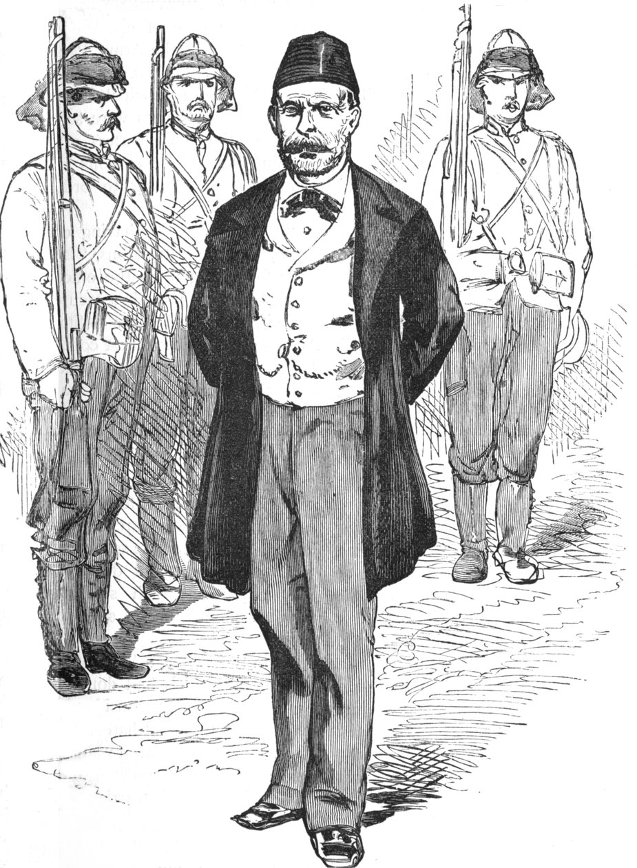 Mahmoud Fehmy, szef sztabu Arabis, ok. 1882 r. autorstwa Unbekannt
