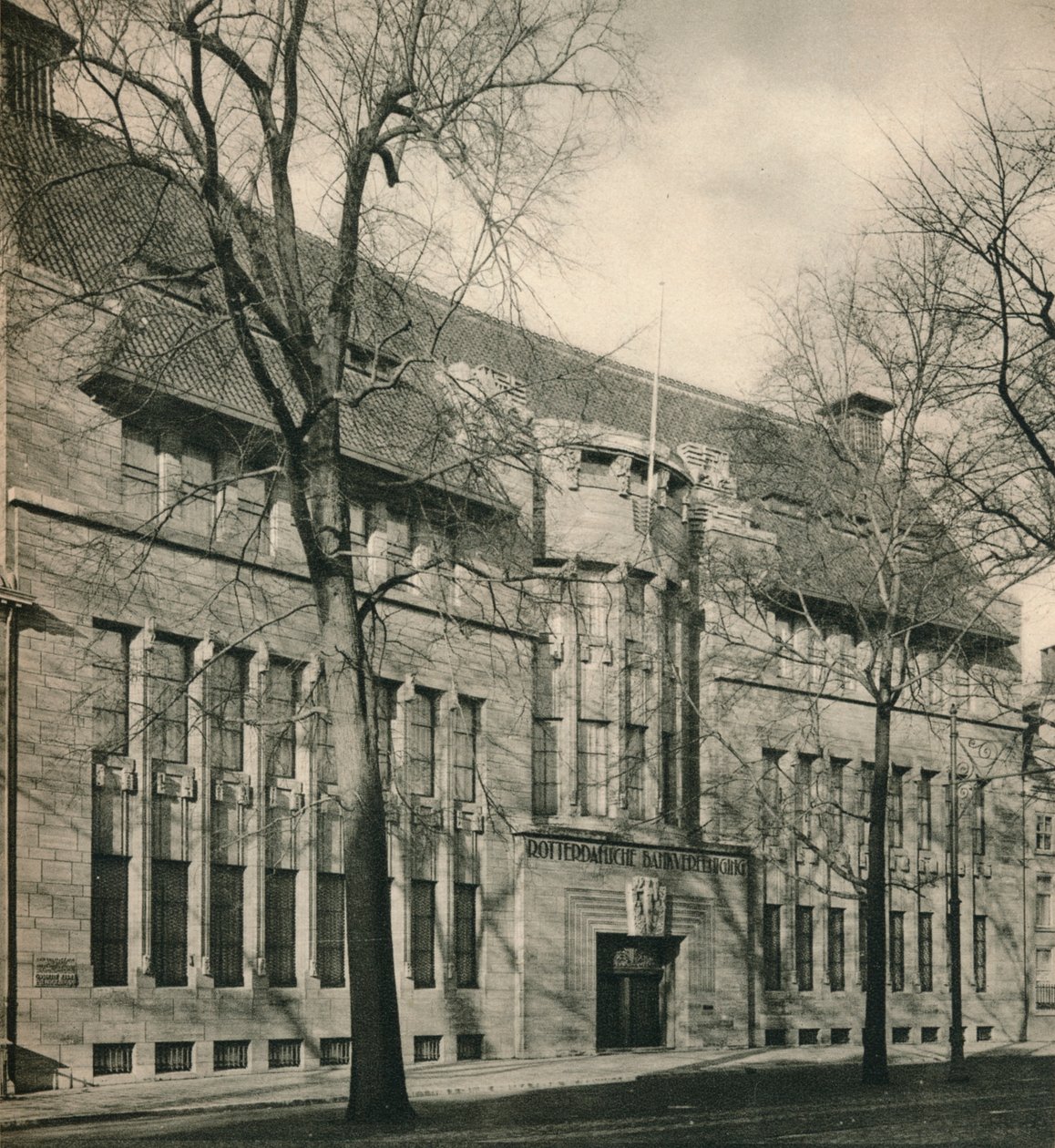 Główna fasada, Bank of Rotterdam, Haga, 1920 autorstwa Unbekannt