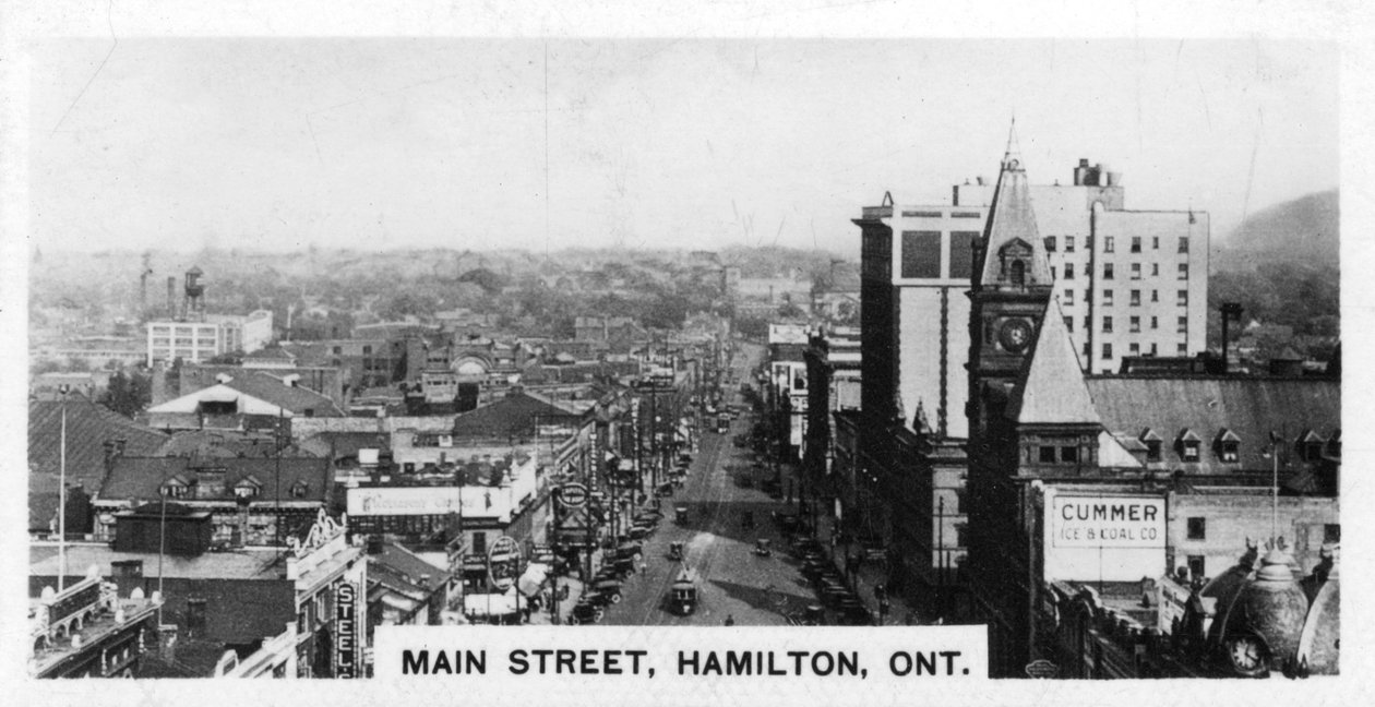 Main Street, Hamilton, Ontario, Kanada, ok. 1920 r. autorstwa Unbekannt