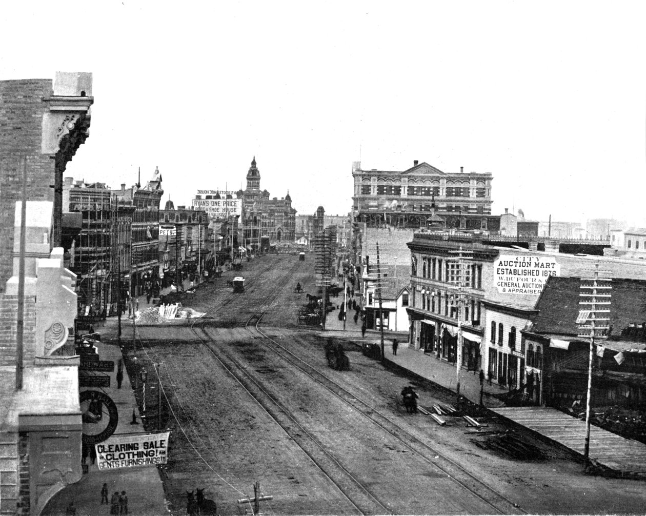 Main Street, Winnipeg, Manitoba, Kanada, ok. 1900. autorstwa Unbekannt