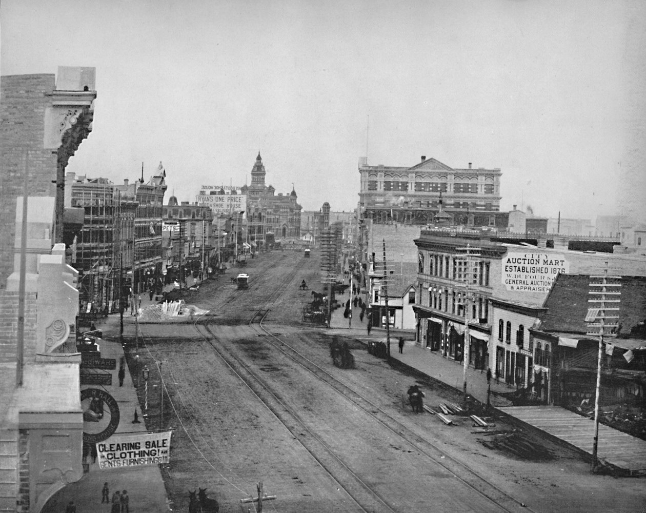 Główna ulica, Winnipeg, Manitoba, c1897. autorstwa Unbekannt