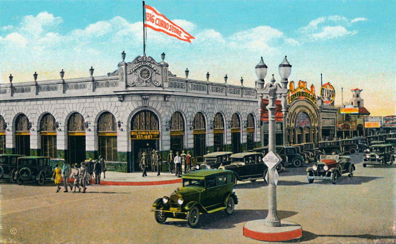 Główna i druga ulica, c1939 autorstwa Unbekannt
