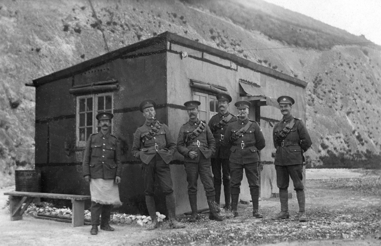 Główna straż, królewski skład marynarki, Fleet House i Archcliffe Fort, Dover, c1916 autorstwa Unbekannt