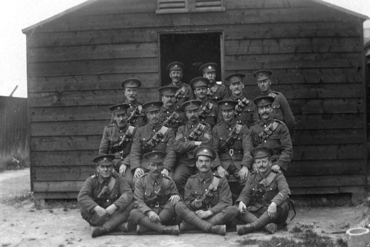 Główna straż, królewski skład marynarki, Fleet House i Archcliffe Fort, Dover, c1916 autorstwa Unbekannt