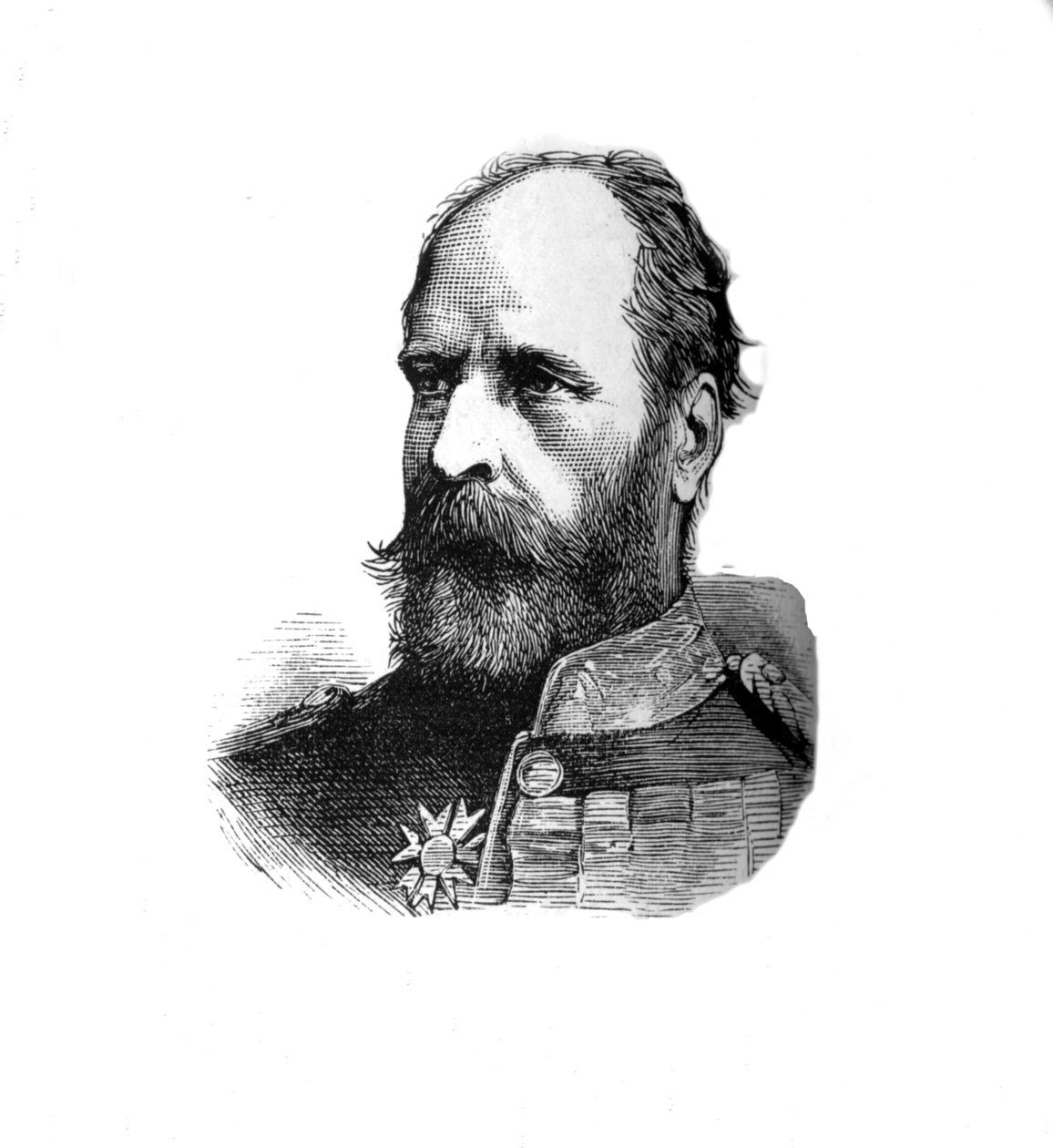gen. dyw. Sir E. B. Hamley, dowódca drugiej dywizji, c1882 autorstwa Unbekannt