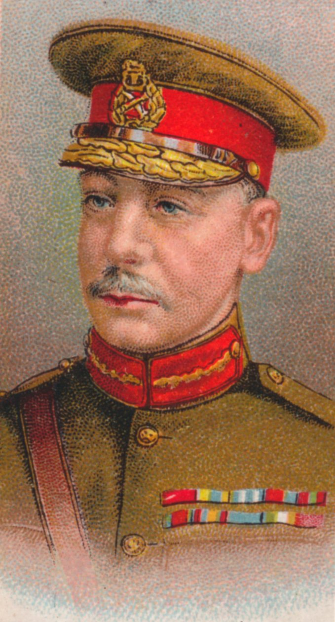 Generał dywizji Sir Charles Vere Ferrers Townshend 1861-1924, oficer armii brytyjskiej, 1917 autorstwa Unbekannt