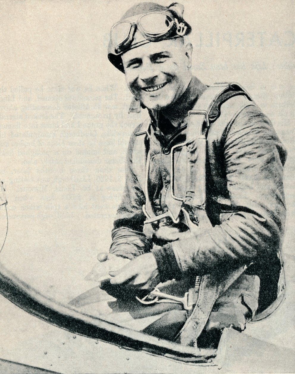 Major James H Doolittle, amerykański lotnik, c1936 c1937 autorstwa Unbekannt
