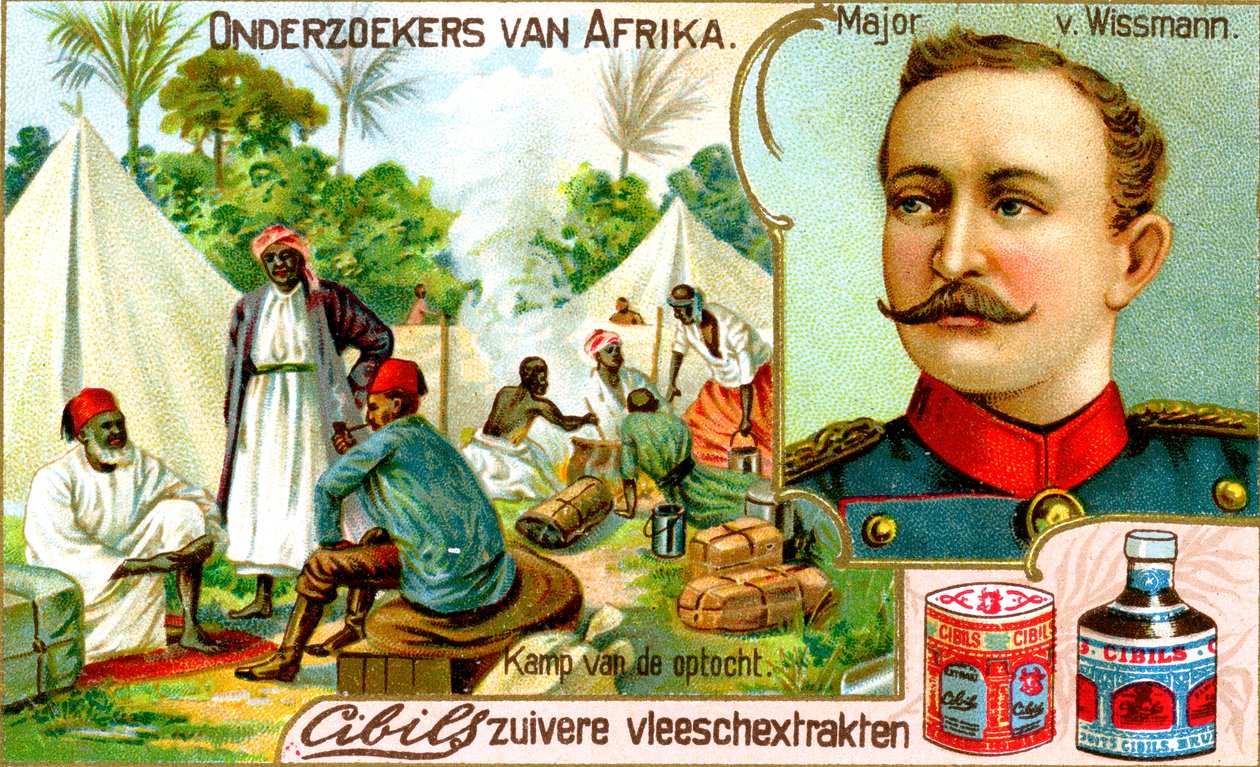 Major von Wissman, żołnierz niemiecki, ok. 1900 autorstwa Unbekannt