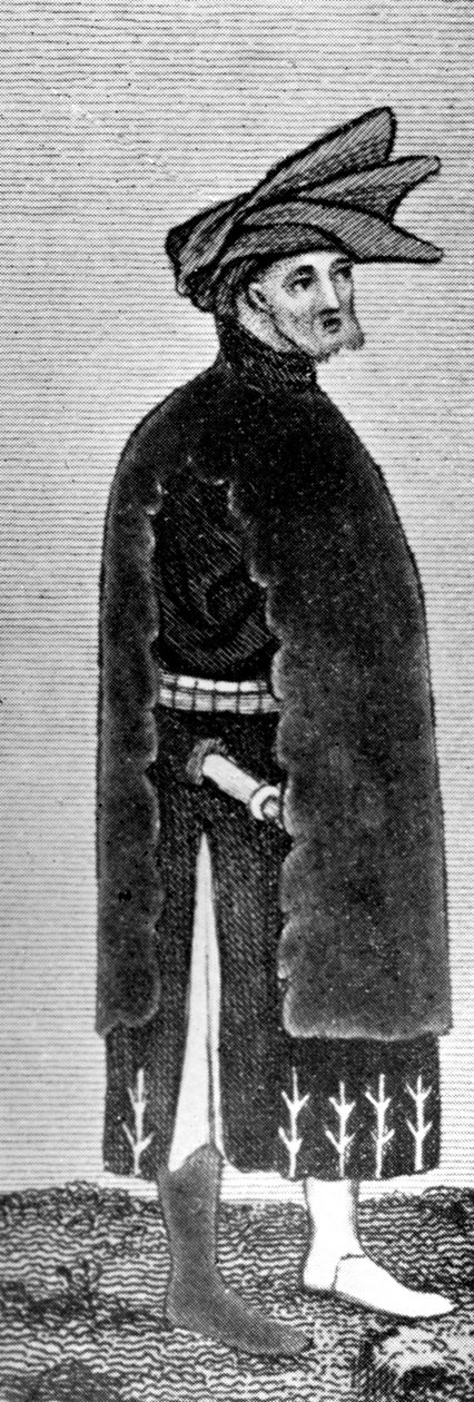 Strój męski, koniec XIV wieku, 1910 autorstwa Unbekannt