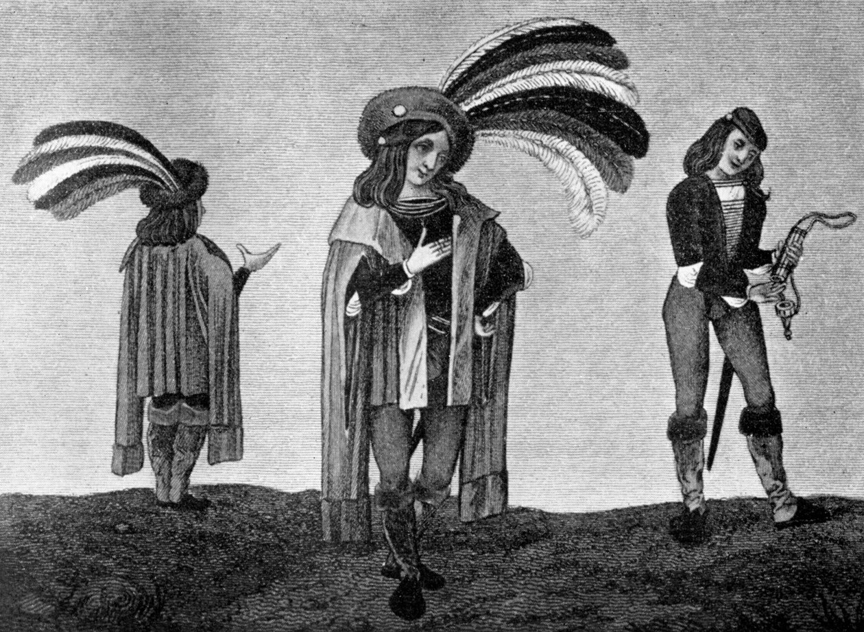 Męskie nakrycie głowy, koniec XV-początek XVI wieku, 1910 autorstwa Unbekannt