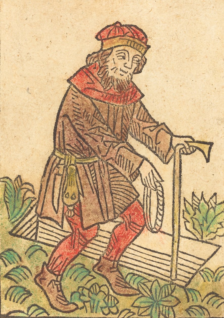 Człowiek idący do grobu, c. 1495. autorstwa Unbekannt