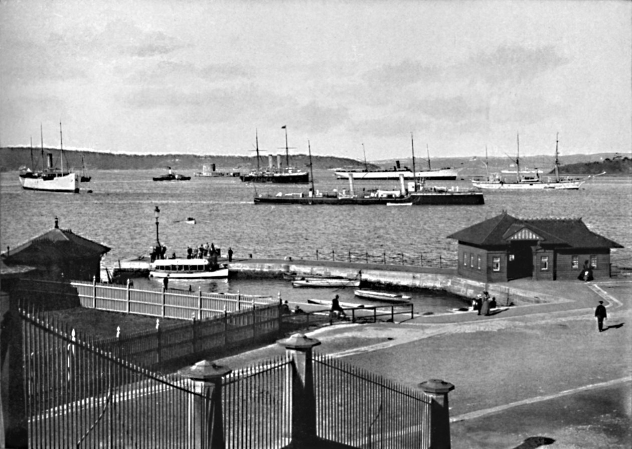 Man o War Schody i Farm Cove, ok. 1900. autorstwa Unbekannt