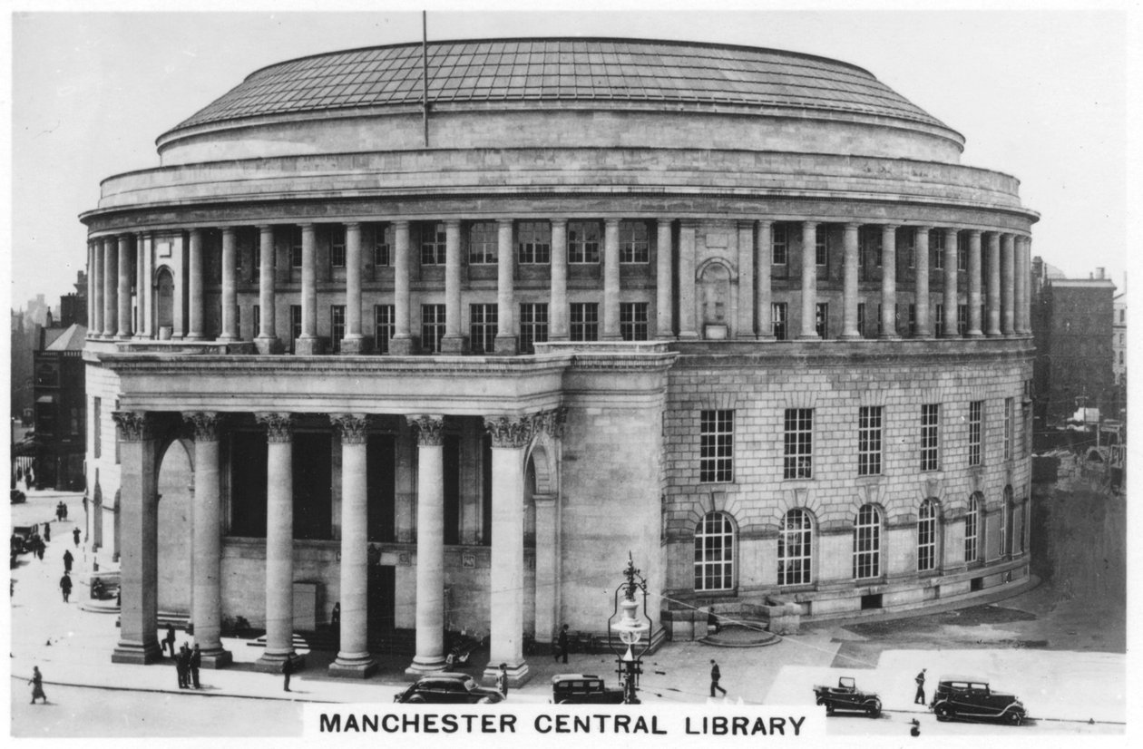 Biblioteka Centralna w Manchesterze, 1937 autorstwa Unbekannt
