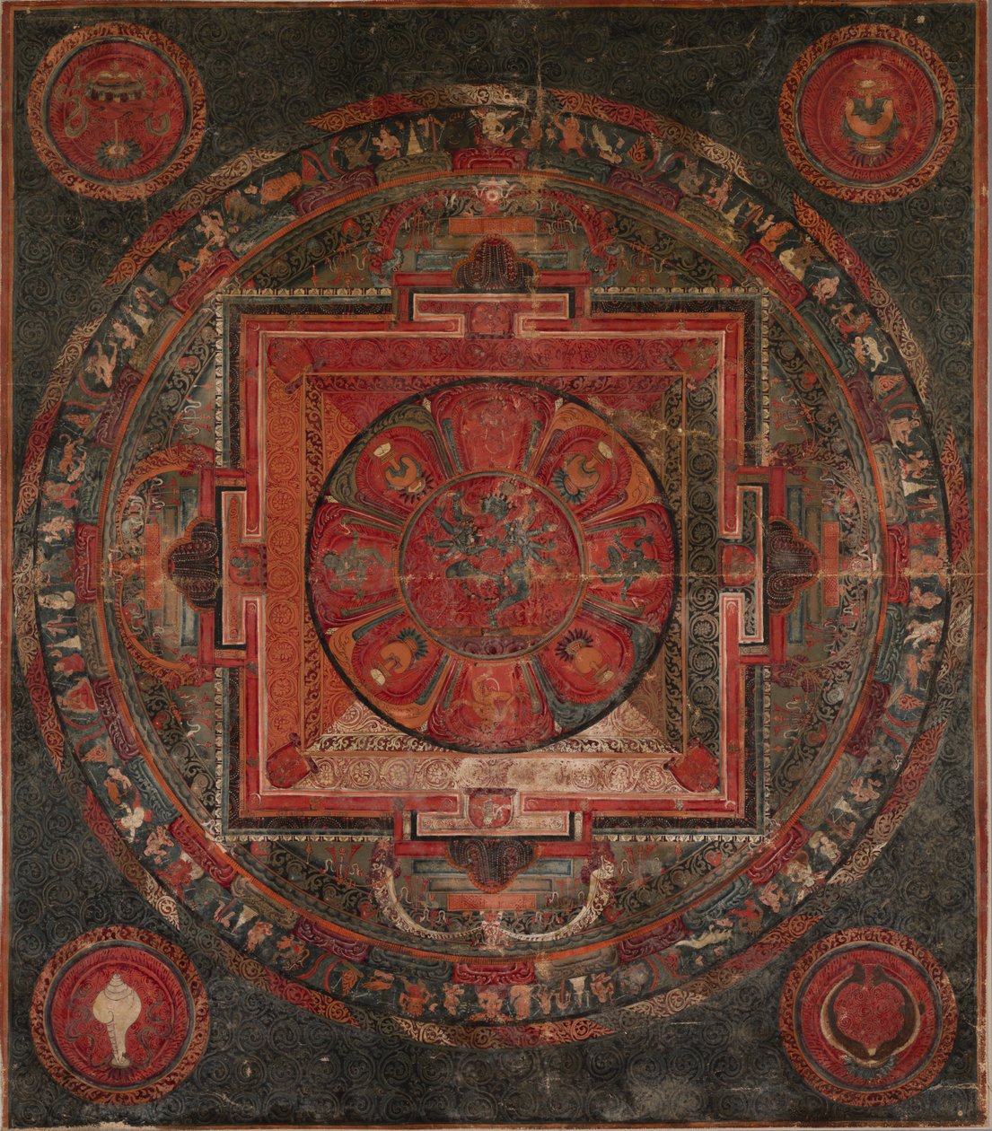Mandala, koniec XV wieku. autorstwa Unbekannt