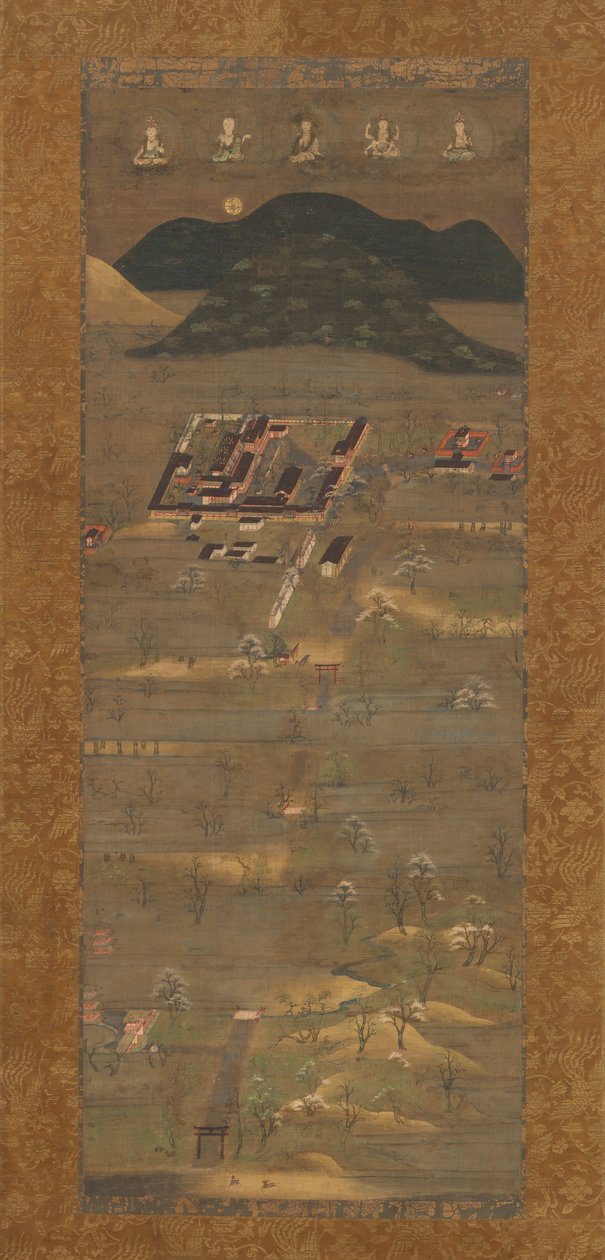Mandala Sanktuarium Kasuga, początek XIV wieku. autorstwa Unbekannt
